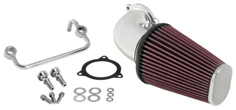 K&N 08-09 H/D Touring Models POL Aircharger Performance Intake - 63-1122P
