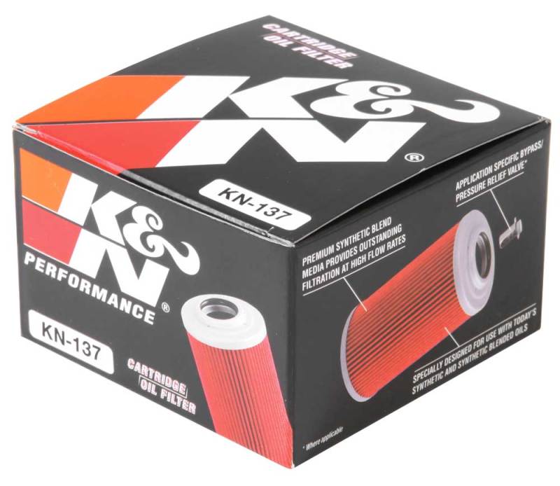 K&N Suzuki 2.375in OD x 1.469in H Oil Filter - KN-137