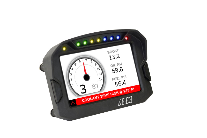 AEM CD-5LG Carbon Logging Digital Dash Display w/ Internal 10Hz - 30-5603-C-Dub Tech