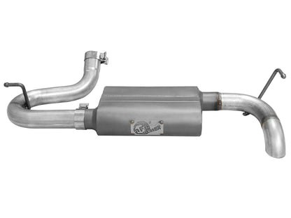 aFe Scorpion Exhaust System Axle Back Aluminized Hi-Tuck 07-17 Jeep - 49-08046-C-Dub Tech