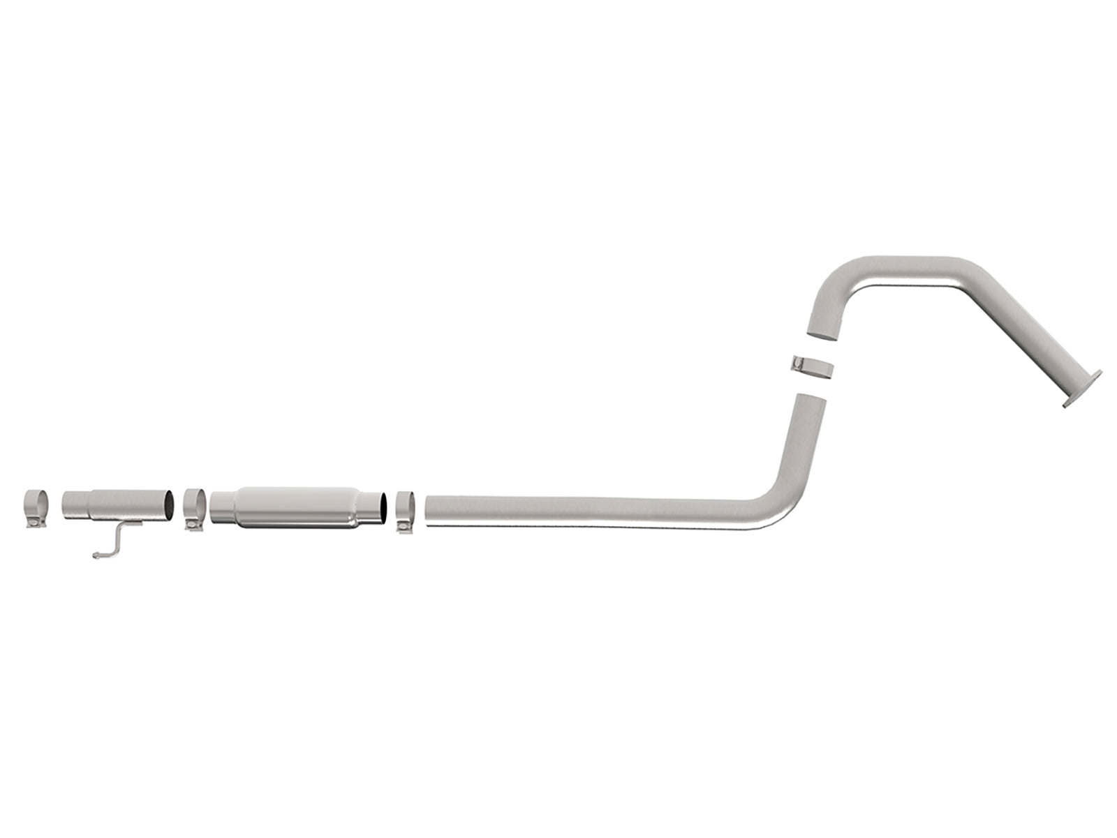 aFe Takeda 3in 304 Stainless Steel Mid-Pipe 17-18 Hyundai Elantra - 49-37001-C-Dub Tech