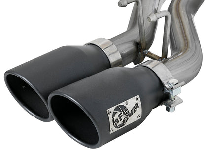 aFe Rebel Series Cat-Back 2.5in Dual Center Exit SS Exhaust - 49-48054-B-C-Dub Tech