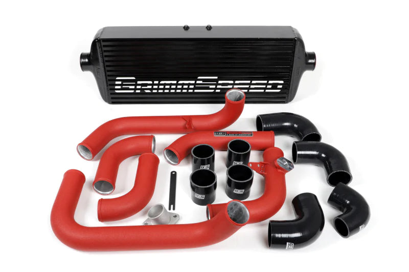 GrimmSpeed 2008-2014 Subaru WRX Front Mount Intercooler Kit Black Core - 090251