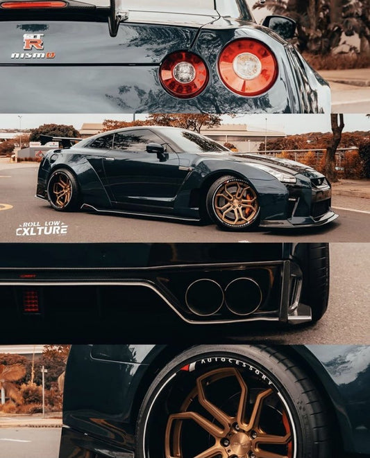 CMST Tuning  Facelift Conversion Partial Carbon Fiber Full Body Kit for Nissan GTR GT-R R35 2008-2016