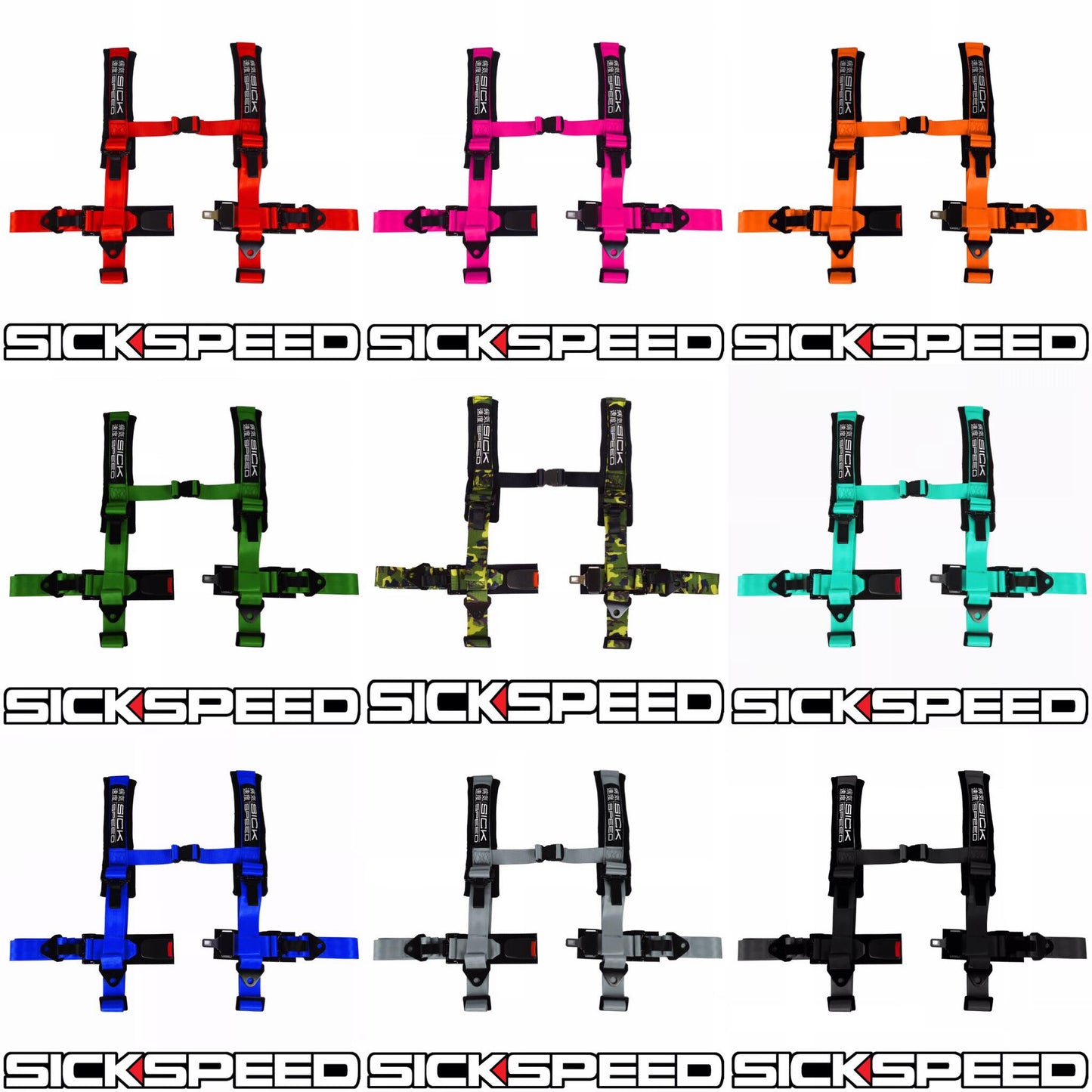 V2 4-POINT 2" NYLON RACING HARNESS