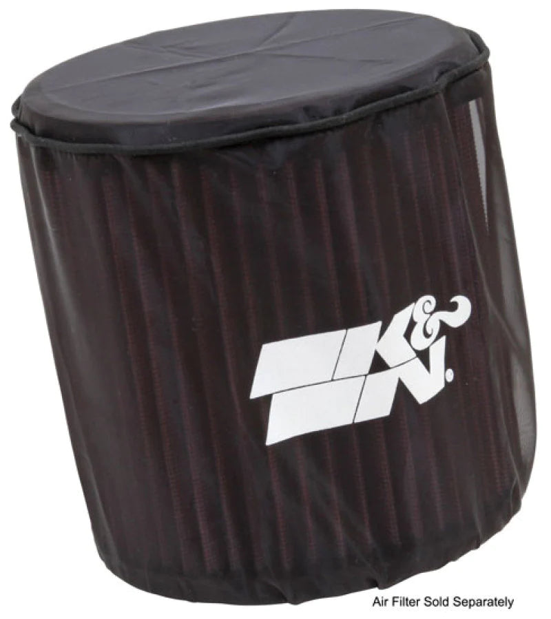 K&N 6in ID x 6inH Closed Top Black DryCharger Air - 22-8045DK
