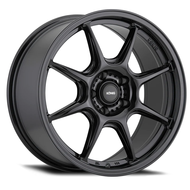 Konig Lockout 17x8 5x114.3 ET43 Gloss Black - LK87514435
