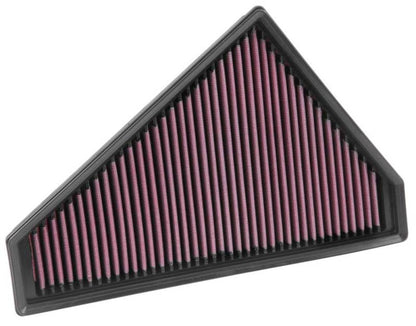 K&N Replacement Panel Air Filter (Right Side) 2014-2015 Jaguar F-Type - 33-3022