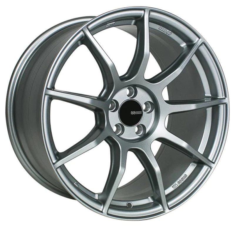 Enkei TS9 18x8 5x112 45mm offset 72.6mm Bore Platinum Gray - 492-880-4445GR