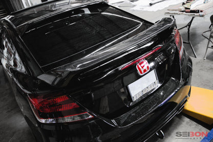 Seibon 14-15 Honda Civic 2 Door Si-Style Carbon Fiber Rear - RS14HDCV2D-SI