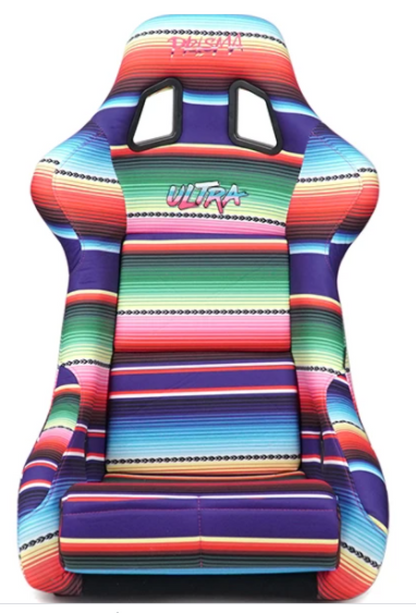 NRG FRP Bucket Seat PRISMA Serepi Edition W/ Red Pearlized - FRP-302-MEXICALI