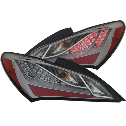 ANZO 2010-2013 Hyundai Genesis LED Taillights Smoke - 321332-C-Dub Tech