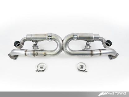 AWE Tuning Porsche 991 SwitchPath Exhaust for Non-PSE Cars Chrome - 3025-42012