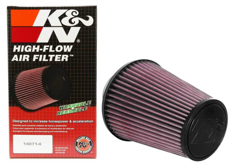 K&N Universal Tapered Filter 3in Flange ID x 6in Base - RU-4700