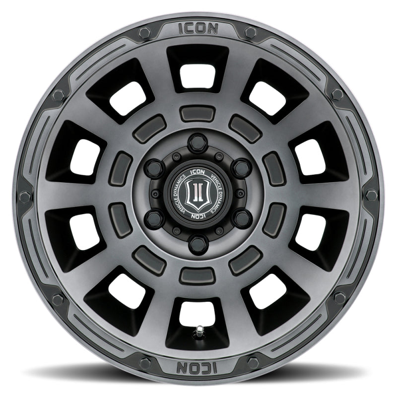 ICON THRUST SMOKED SATIN BLACK TINT