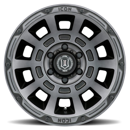 ICON THRUST SMOKED SATIN BLACK TINT