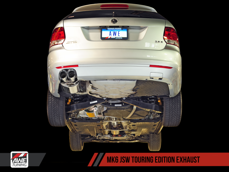 AWE Tuning Mk5 Jetta Mk6 Sportwagen 2.5L Touring Edition Exhaust - 3015-23048-C-Dub Tech