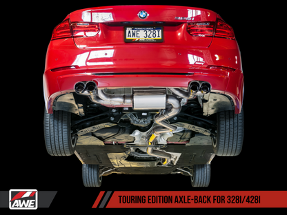AWE Tuning BMW F3X N20/N26 328i/428i Touring Edition Exhaust Quad - 3010-43036-C-Dub Tech