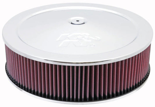 K&amp;N Round Air Filter Assembly 14in. ID / 4..12in. Height - 60-1440