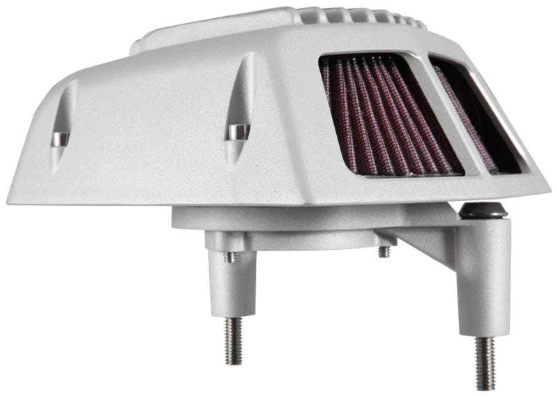 K&N Street Metal Intake System 08-16 Harley Davidson Shaker Silver - RK-3951S