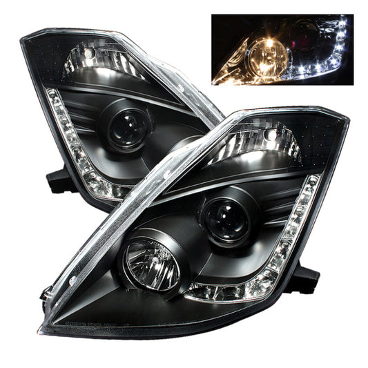 Spyder Nissan 350Z 03-05 Projector Headlights Halogen Model Only - - 5064738