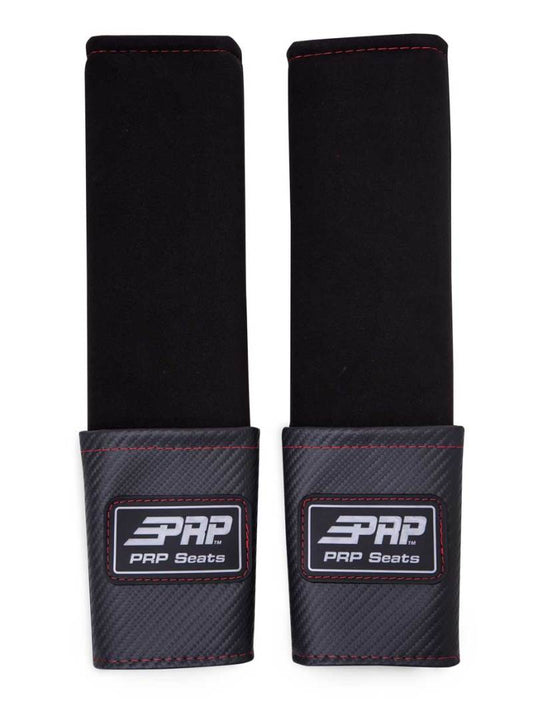 PRP Seatbelt Pads w/Pocket - Red Trim - H61-RED