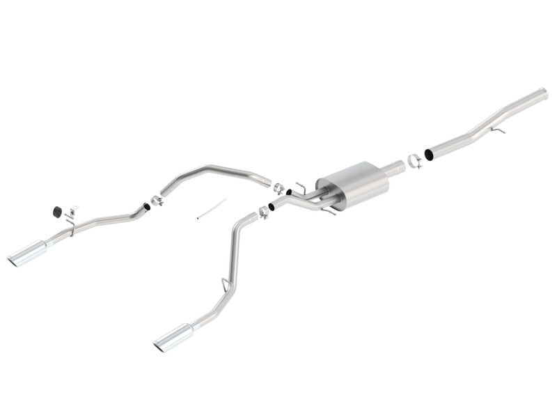 Borla 14 Silv/Sierra 1500 EC Std/CC Short 143.5in WB S-Type - 140571