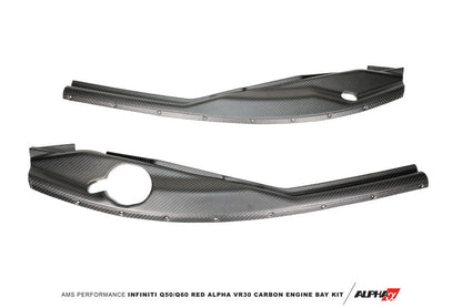 AMS Performance Infiniti 16+ Q50 3.0TT Alpha Matte Carbon Fender - ALP.29.06.0001-1-C-Dub Tech