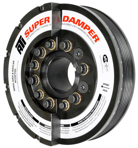 ATI Damper - 7.425in - Steel - 6 Grv - - ATI917369-C-Dub Tech