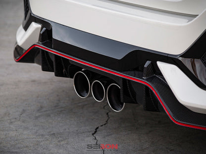 Seibon 16-17 Honda Civic Type R OEM Carbon Fiber Rear - RL17HDCVR-OE