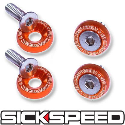 4 PC 5MM WINDSCREEN FENDER WASHER BOLT KIT FOR MOTORCYCLE WINDSHIELD-C-Dub Tech
