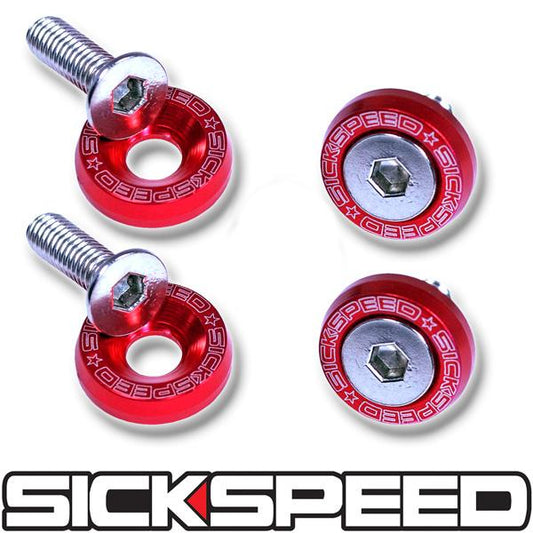 4 PC 5MM WINDSCREEN FENDER WASHER BOLT KIT FOR MOTORCYCLE WINDSHIELD-C-Dub Tech