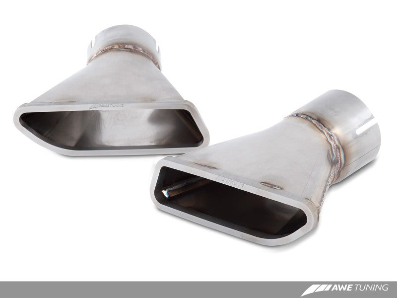 AWE Tuning McLaren 650S Performance Exhaust - Machined Tips - 3010-32022-C-Dub Tech