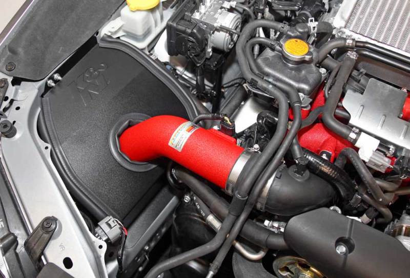 K&N 2015 Subaru WRX-STI 2.5L H4 Red Typhoon Short Ram - 69-8007TWR