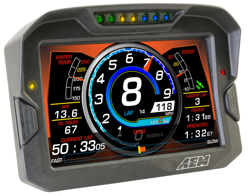 AEM CD-7 Non Logging Race Dash Carbon Fiber Digital Display - 30-5700-C-Dub Tech