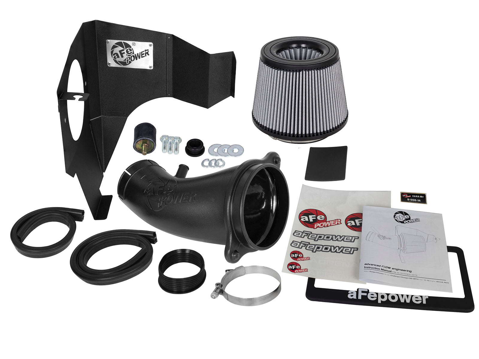 aFe MagnumFORCE Intake Stage-2 Pro DRY S 11-12 Dodge Challenger/Charger/Chrysler - 51-12172-C-Dub Tech