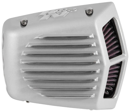 K&N Street Metal Intake System 08-16 Harley Davidson Shaker Silver - RK-3951S