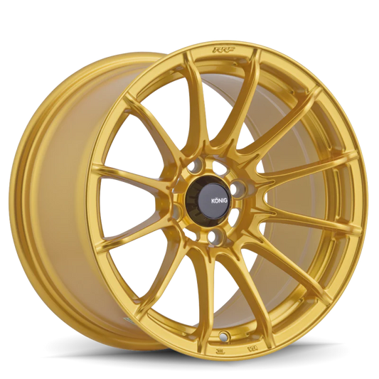 Konig Dial In 15x7 4x100 ET35 Gloss Gold - DI57100357