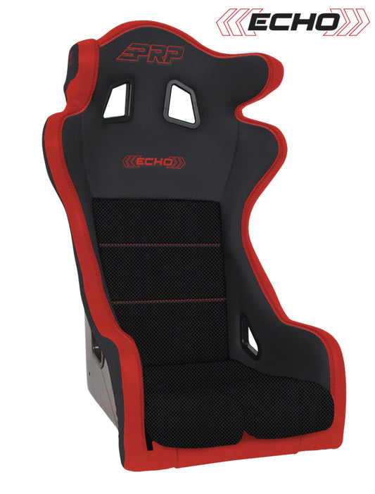 PRP Echo Composite Seat- Black/Red (PRP Red Outline/Delta Red- Red - A38-237