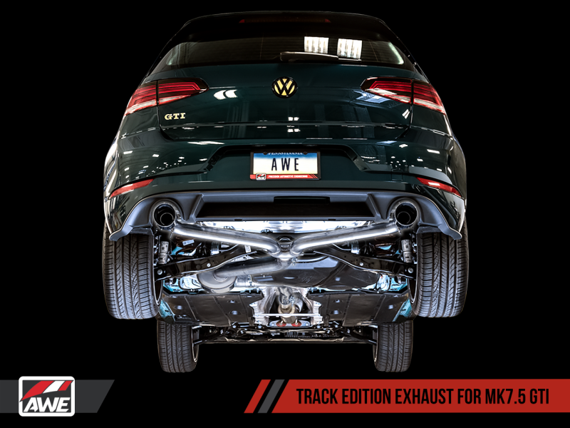 AWE Tuning Volkswagen GTI MK7.5 2.0T Track Edition Exhaust w/Diamond - 3020-33046-C-Dub Tech