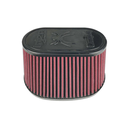 Injen Oiled Air Filter 8.5x5.63in Oval ID / 9.92x7.17in Base - X-1126-BR
