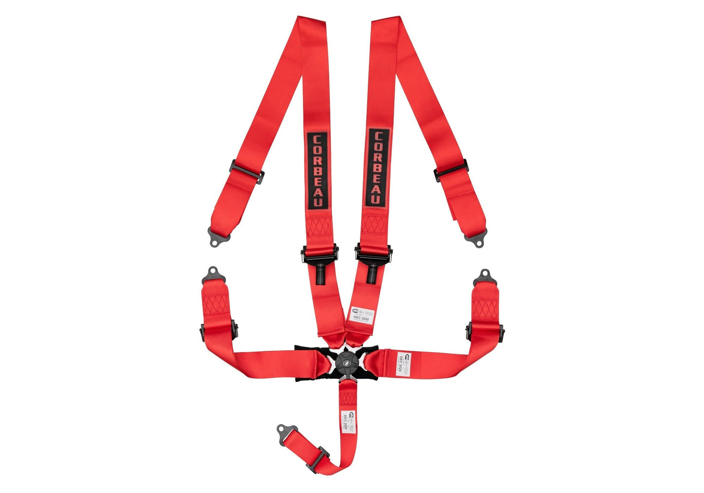 Corbeau 3-Inch SFI Approved 5-Point 3" Camlock Harness Belts