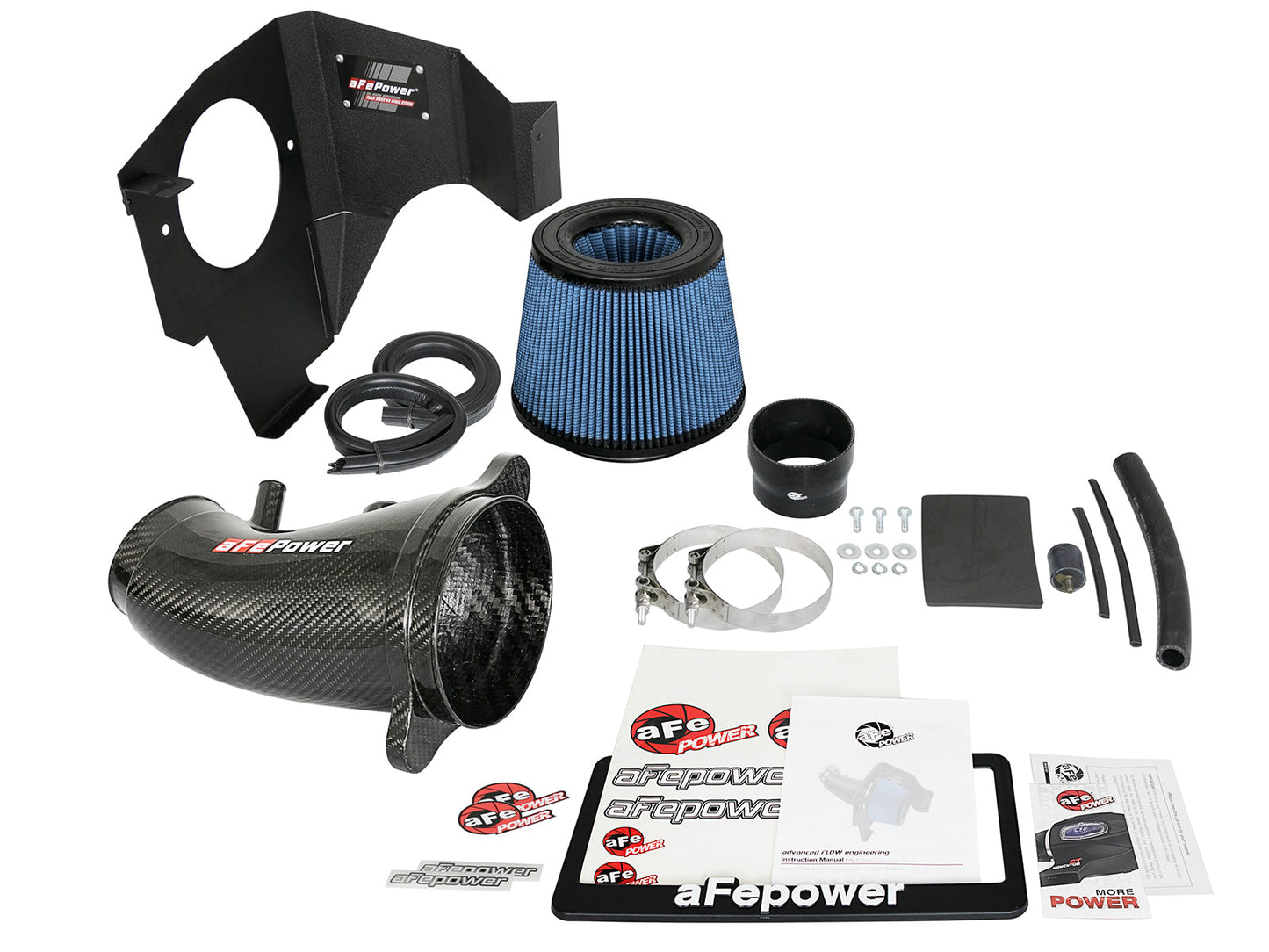 aFe MagnumFORCE Carbon Fiber Intake Stage-2 Pro 5R 11-17 Dodge - 54-12172-C