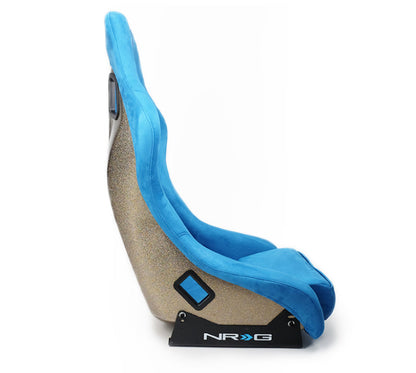 NRG FRP Bucket Seat ULTRA Edition - Medium (Blue Alcantara/Pearlized - FRP-303BL-ULTRA