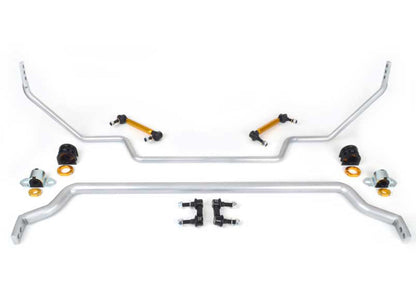 Whiteline 09-14 Nissan GT-R Front and Rear Swaybar Kit - BNK008