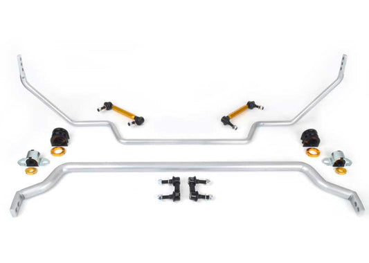 Whiteline 09-14 Nissan GT-R Front and Rear Swaybar Kit - BNK008