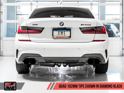 AWE Tuning 2019+ BMW M340i (G20) Non-Resonated Touring Edition Exhaust - 3015-43156-C-Dub Tech