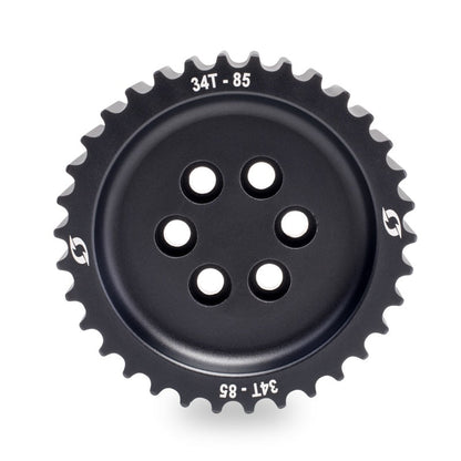 KraftWerks Cogged Pulley - 85mm Cogged 64mm Width (6 Bolt - 159-99-8564