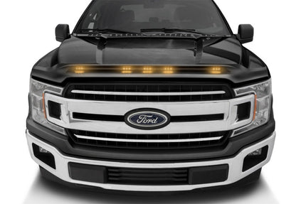 AVS 2016-2018 Ford F-150 Aeroskin LightShield Color Hood Protector, Shadow - 753096-G1-C-Dub Tech