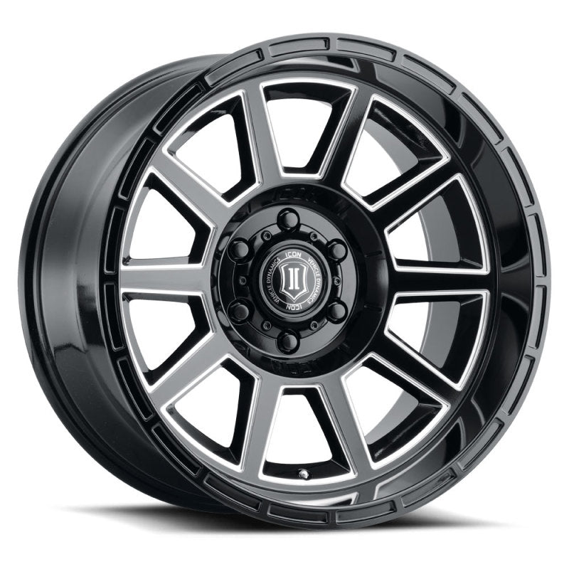 ICON RECOIL GLOSS BLACK MILLED SPOKES